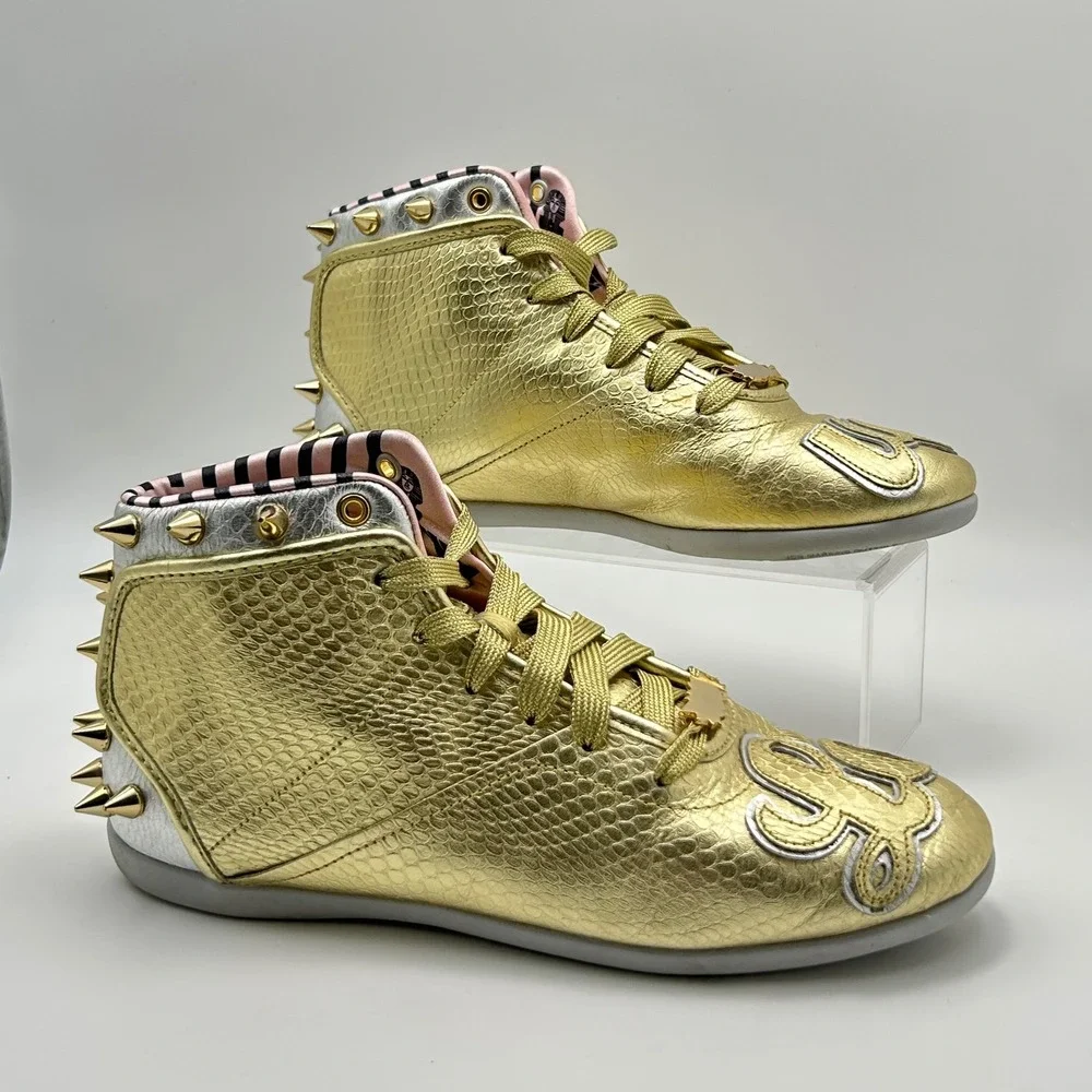 Melody‎ Ehsani Reebok Love Betwixt Mid Gold Python Spiked High Top  8 Streetwear